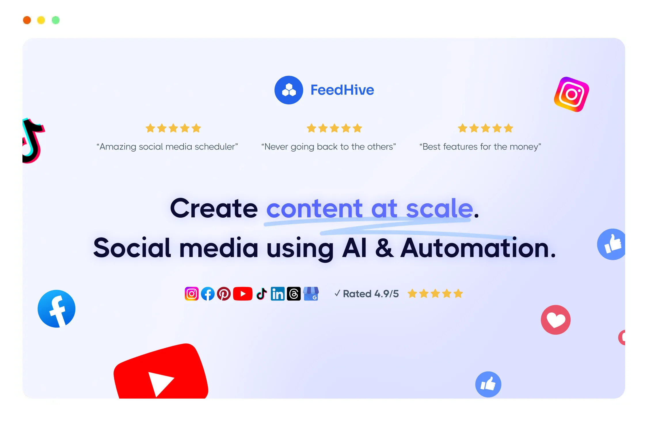 AI social media management tool