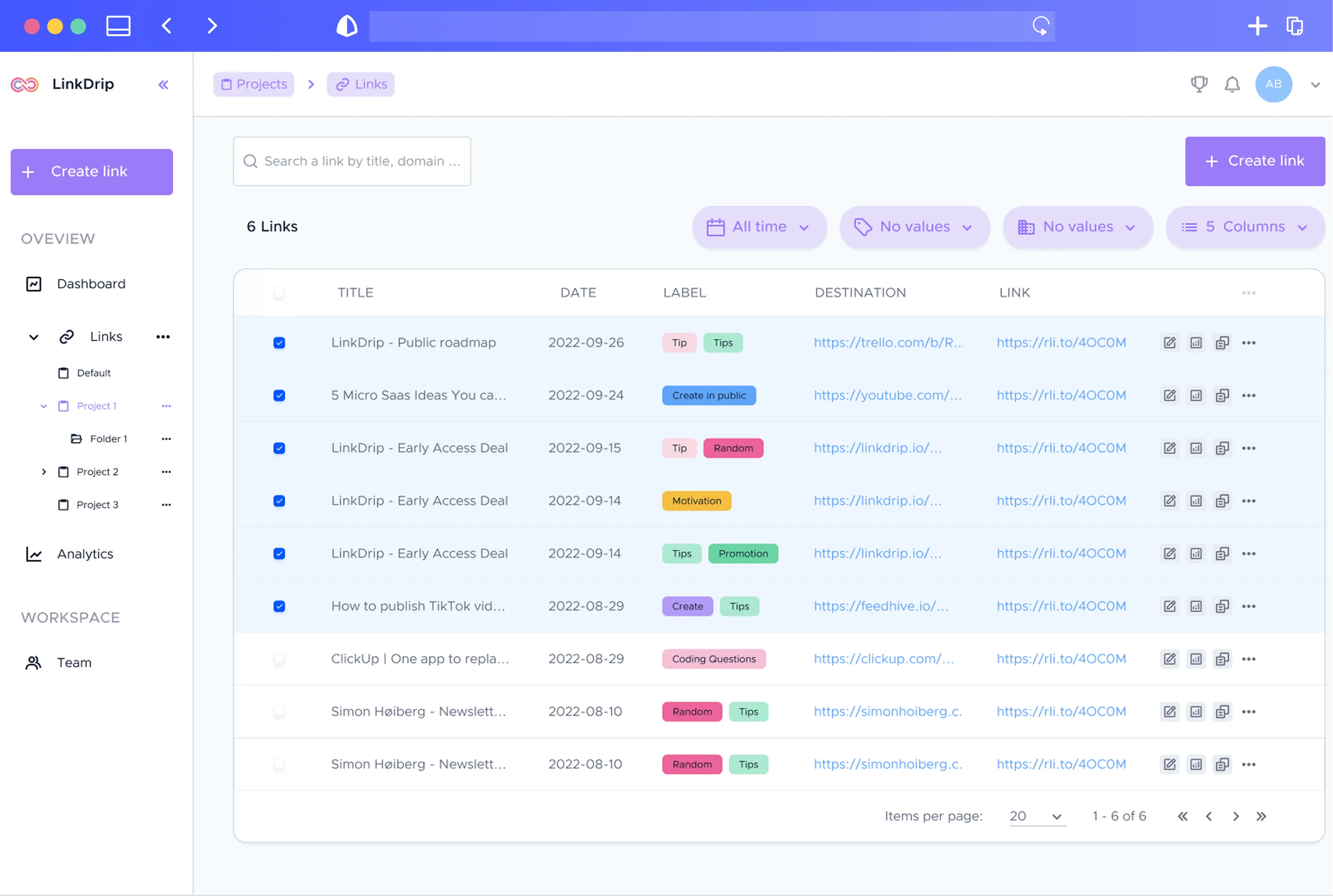 FounderStack product interface 12