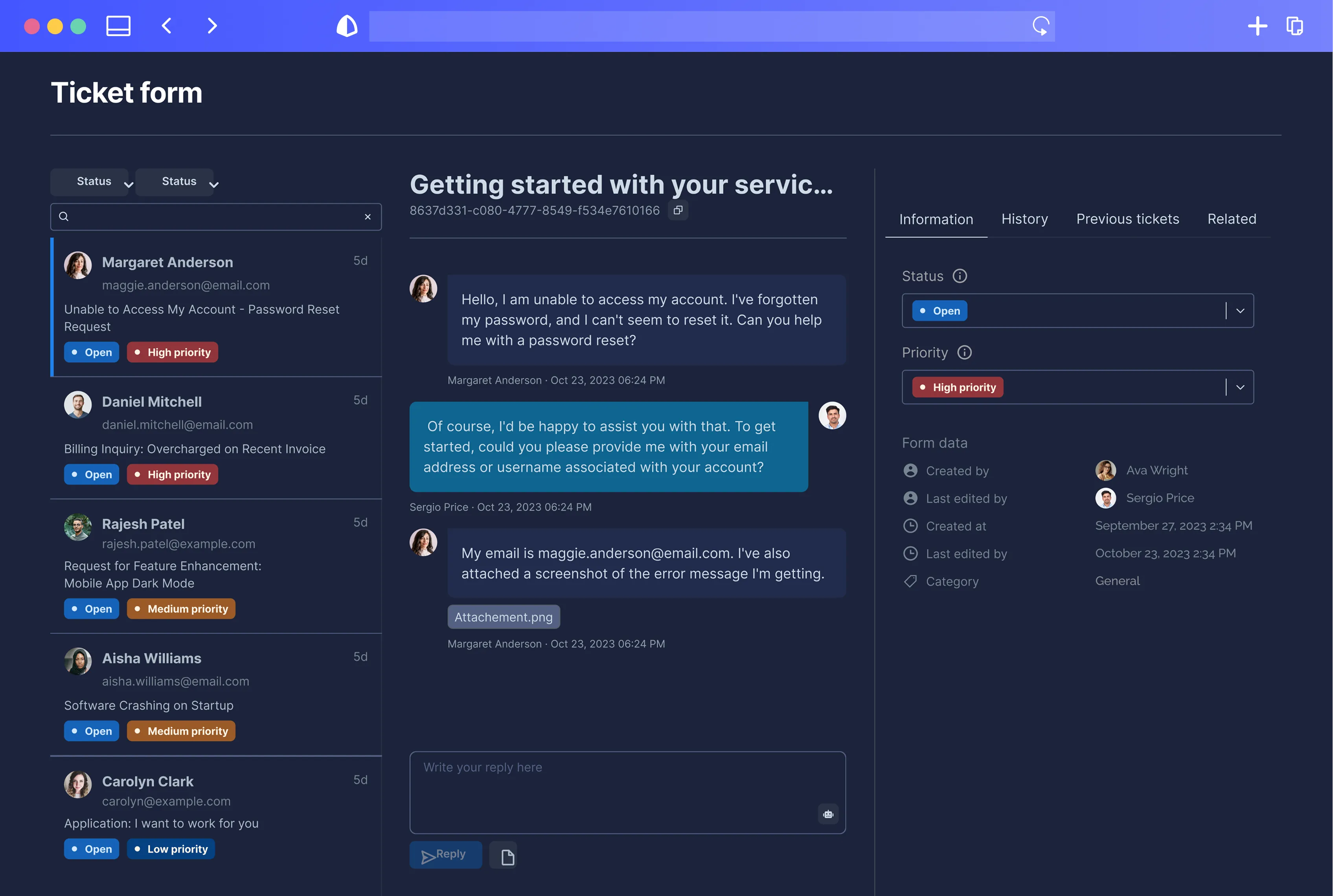 FounderStack product interface 6